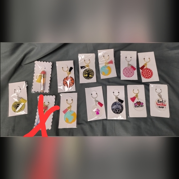 Variety of Custom Made Keychains; Made by Local Vendor - Picture 2 of 12